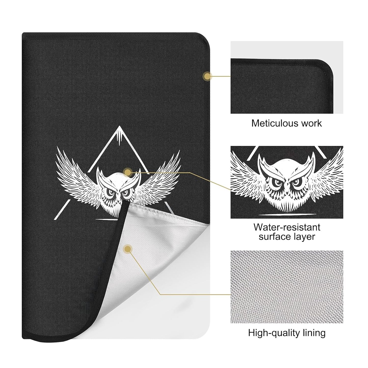 PS5 Dust Cover, Soft Thick Cotton Precision Cut for Playstation 5 Console Digital Edition & Regular Edition, anti Scratch Waterproof Cover Sleeve -Easy Access Cable Port